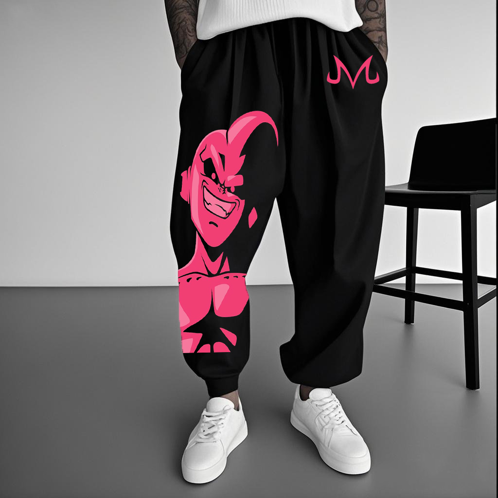 Unisex Anime Graphic Streetwear Vintage Pants-AnimeClothe