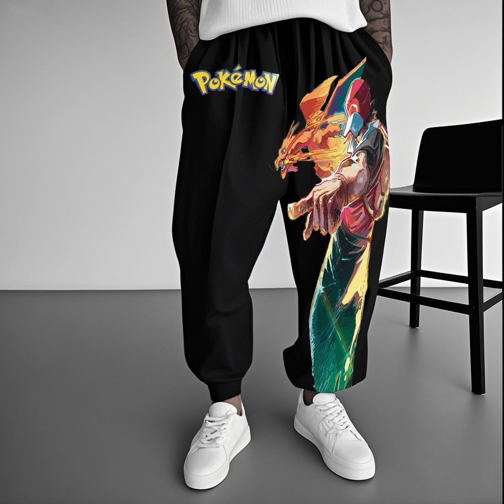 Unisex Casual Anime Streetwear Pants