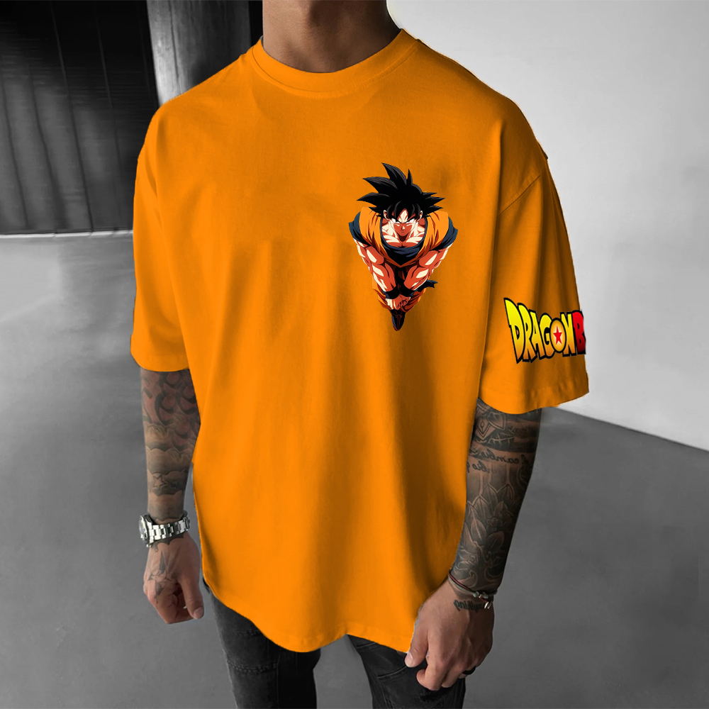 Print short-sleeved T-shirt-AnimeClothe