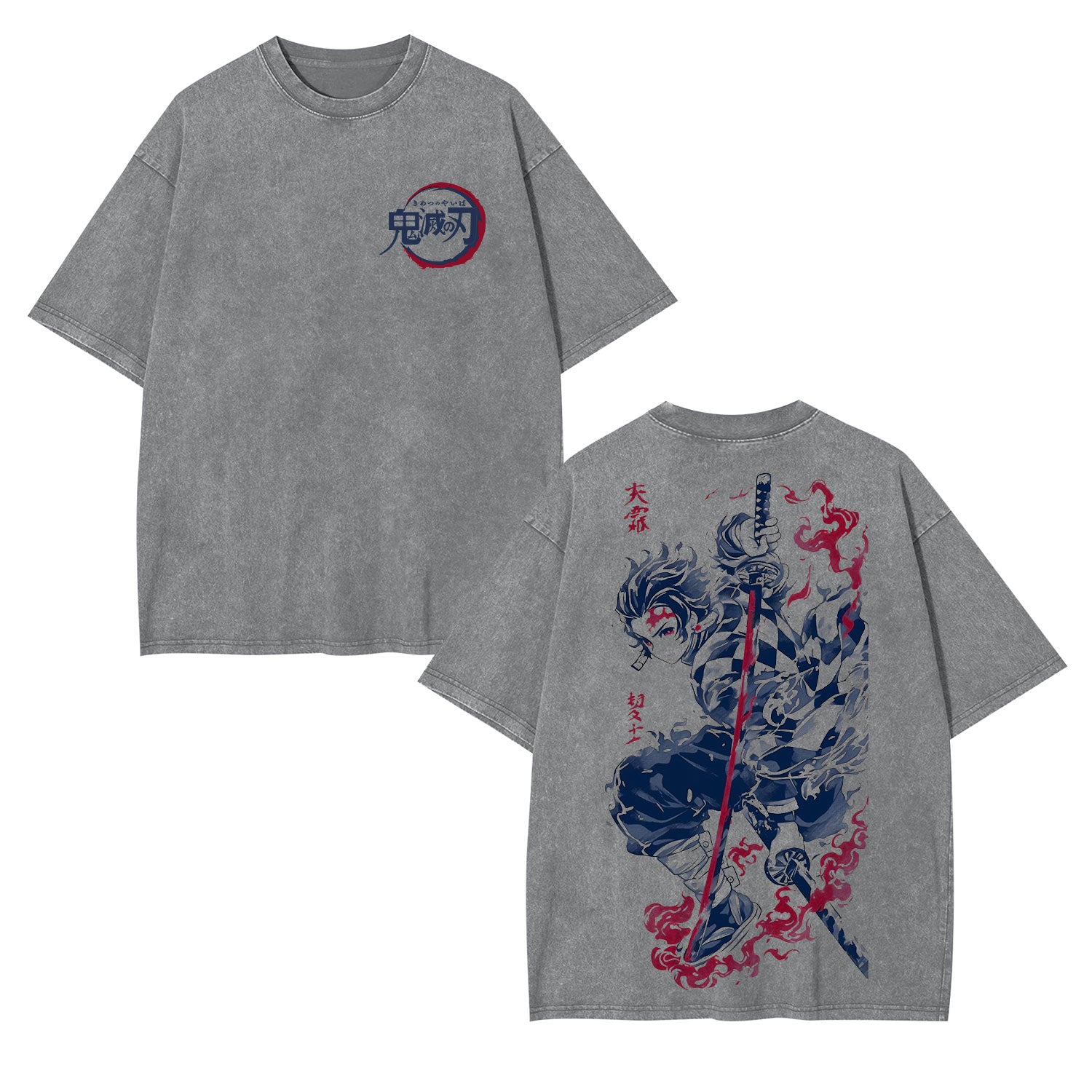 TANJIRO DEMON SLAYER OVERSIZED T-SHIRT-[DS]