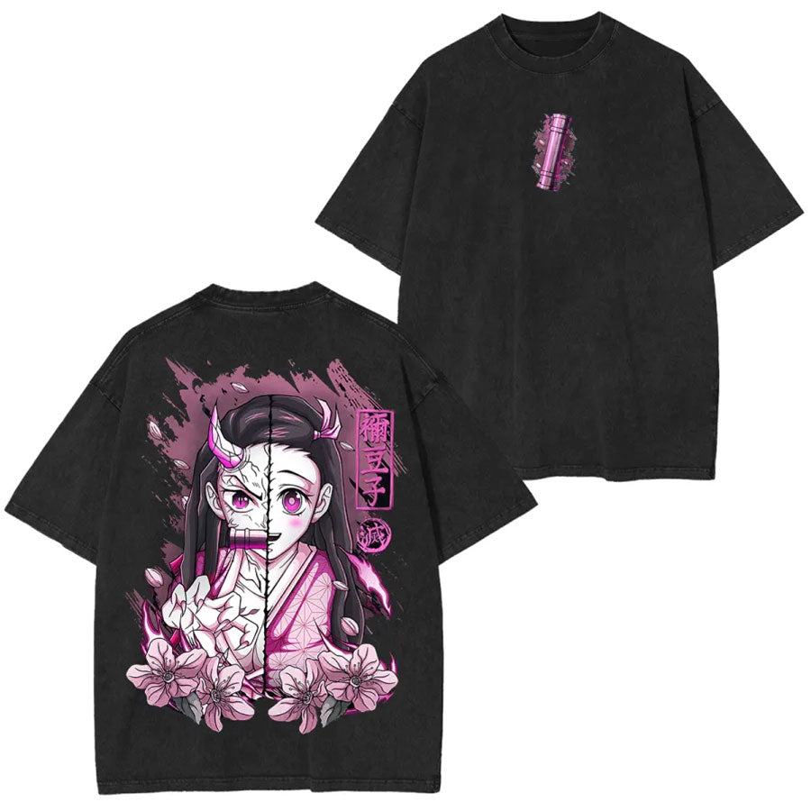TANJIRO DEMON SLAYER OVERSIZED T-SHIRT-[DS]