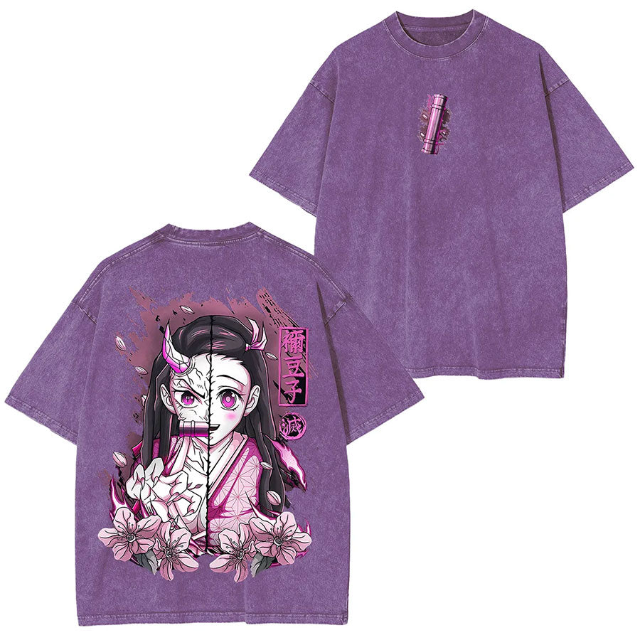 TANJIRO DEMON SLAYER OVERSIZED T-SHIRT-[DS]