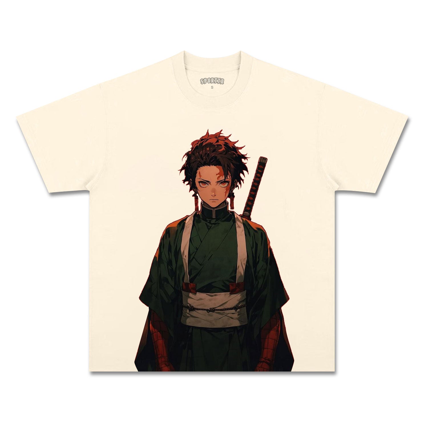 UNISEX ANIME INSPIRED VINTAGE TEE丨DEMON SLAYER-[FRONT]