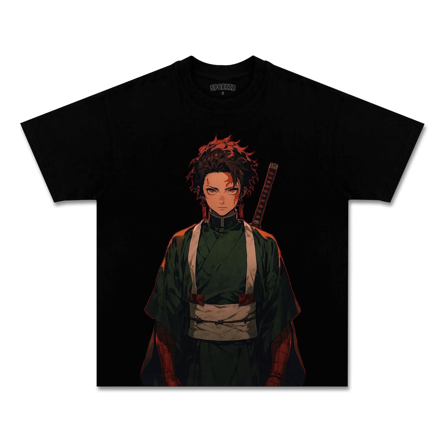UNISEX ANIME INSPIRED VINTAGE TEE丨DEMON SLAYER-[FRONT]
