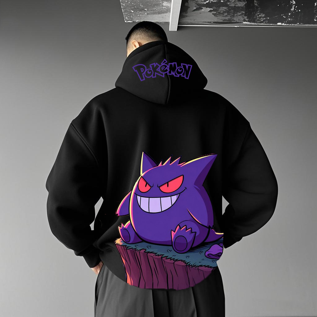 Unisex Anime Graphic Streetwear Vintage Hoodie