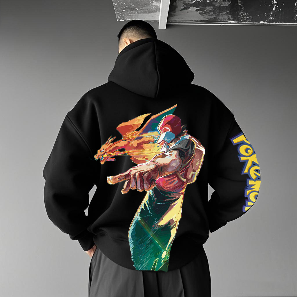 Unisex Anime Graphic Streetwear Vintage Hoodie