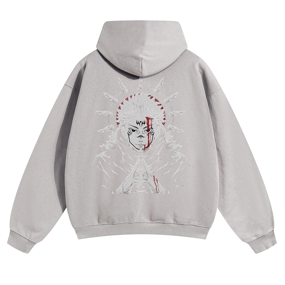Unisex Casual Anime Print Hoodie-AnimeClothe