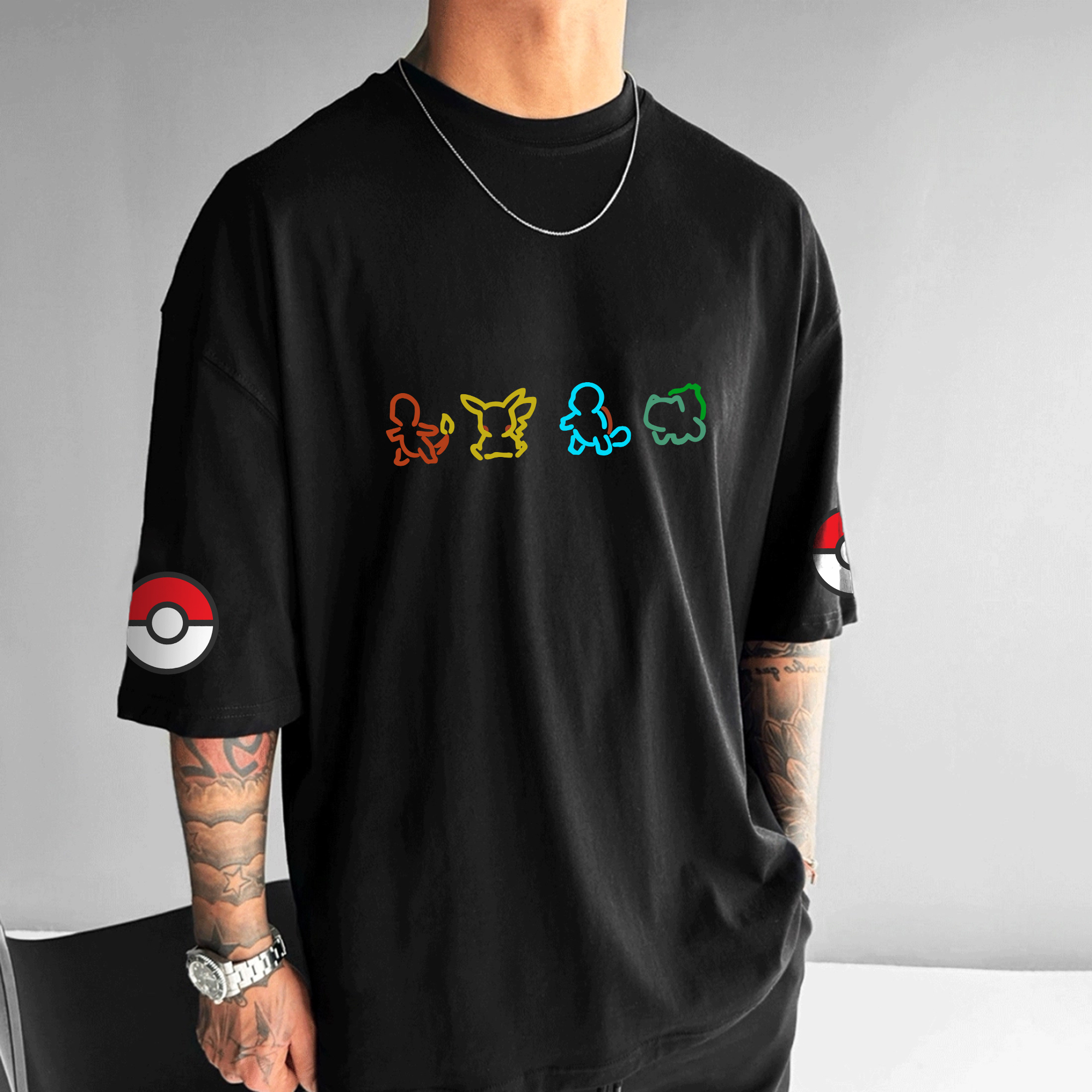 Unisex Anime Inspired Vintage T-Shirt-AnimeClothe