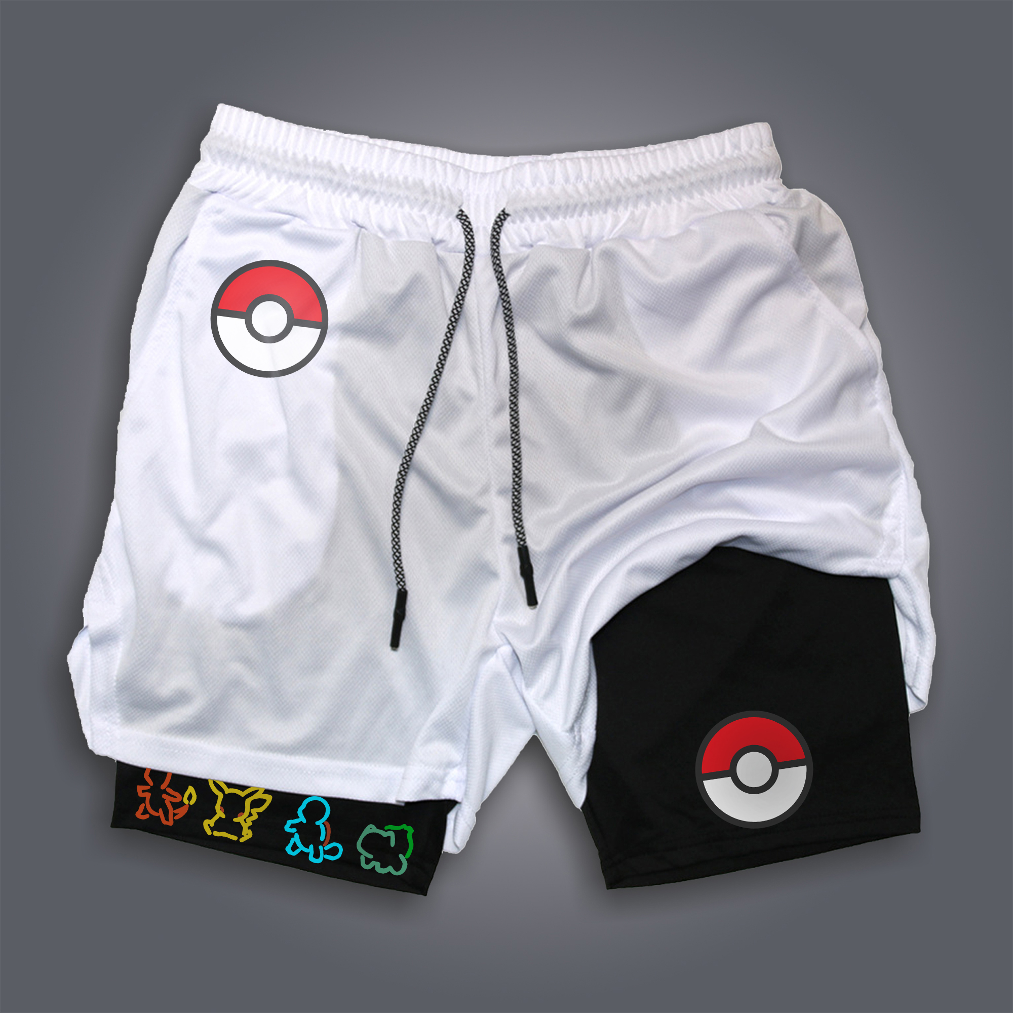 Unisex Casual Anime Streetwear Shorts-AnimeClothe