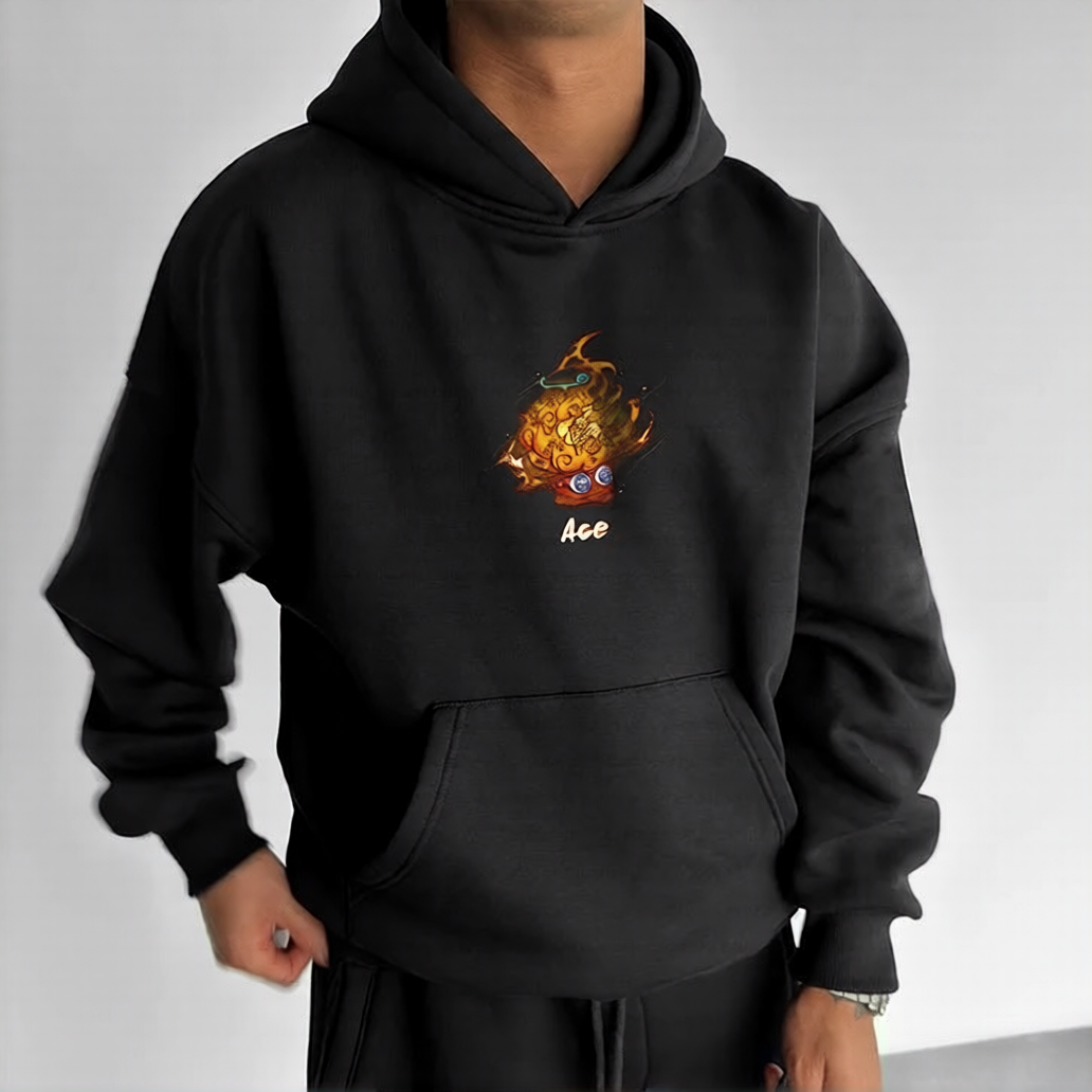 Unisex Anime Graphic Streetwear Vintage Hoodie