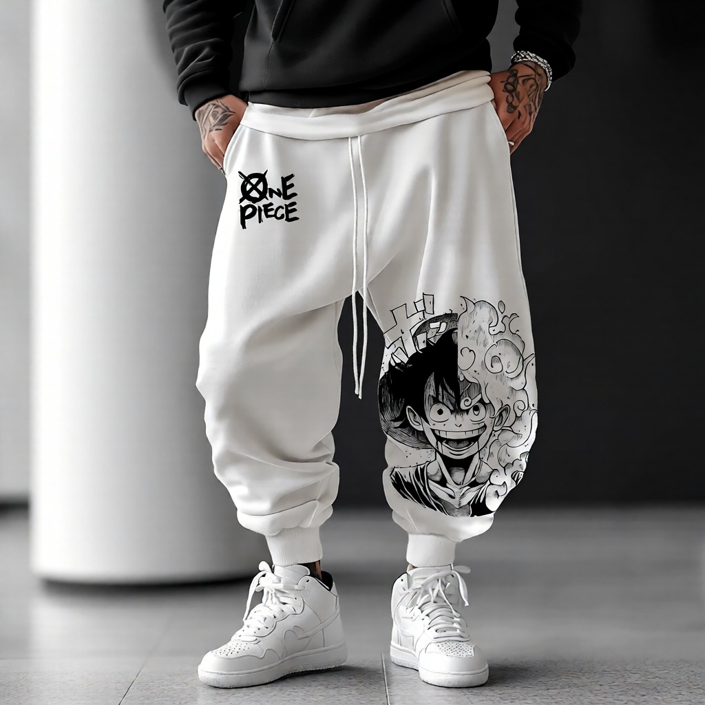Unisex Anime Inspired Vintage Pants