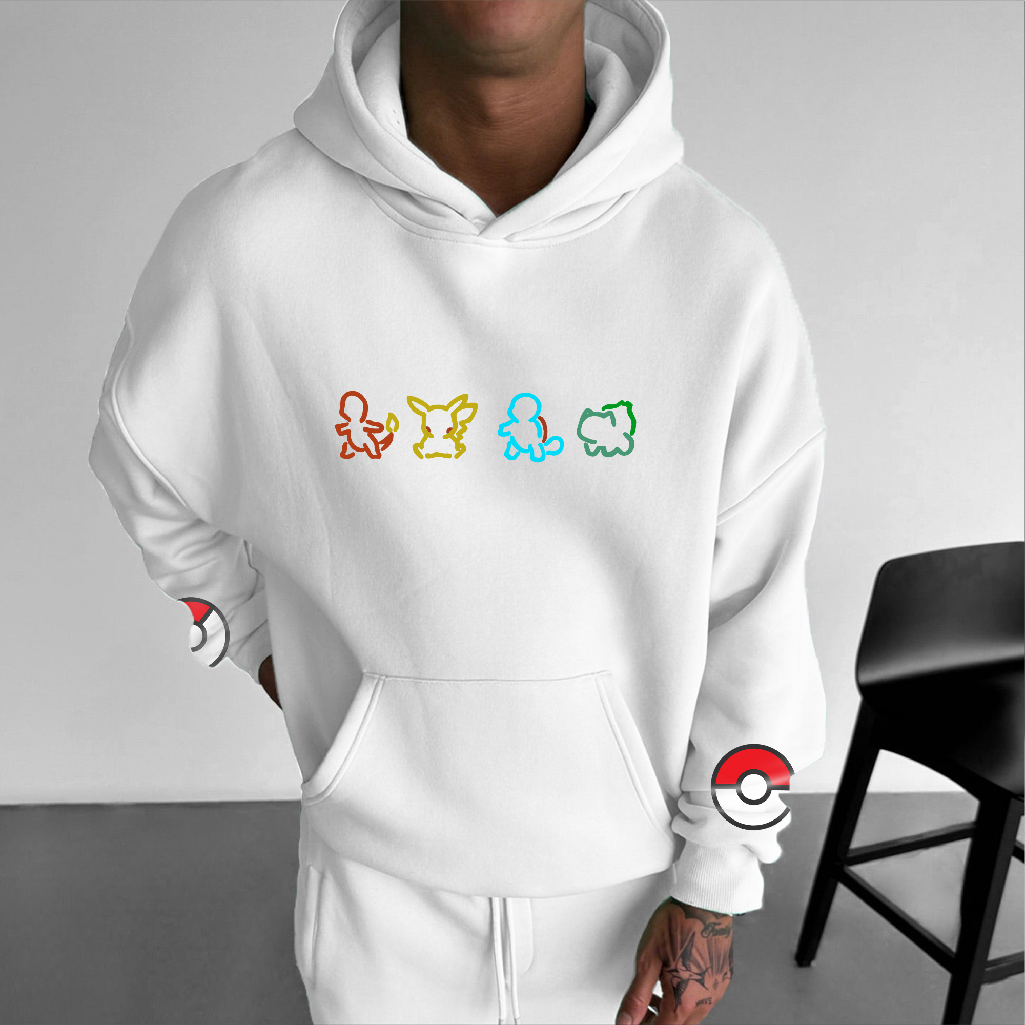 Unisex Anime Graphic Streetwear Vintage Hoodie-AnimeClothe