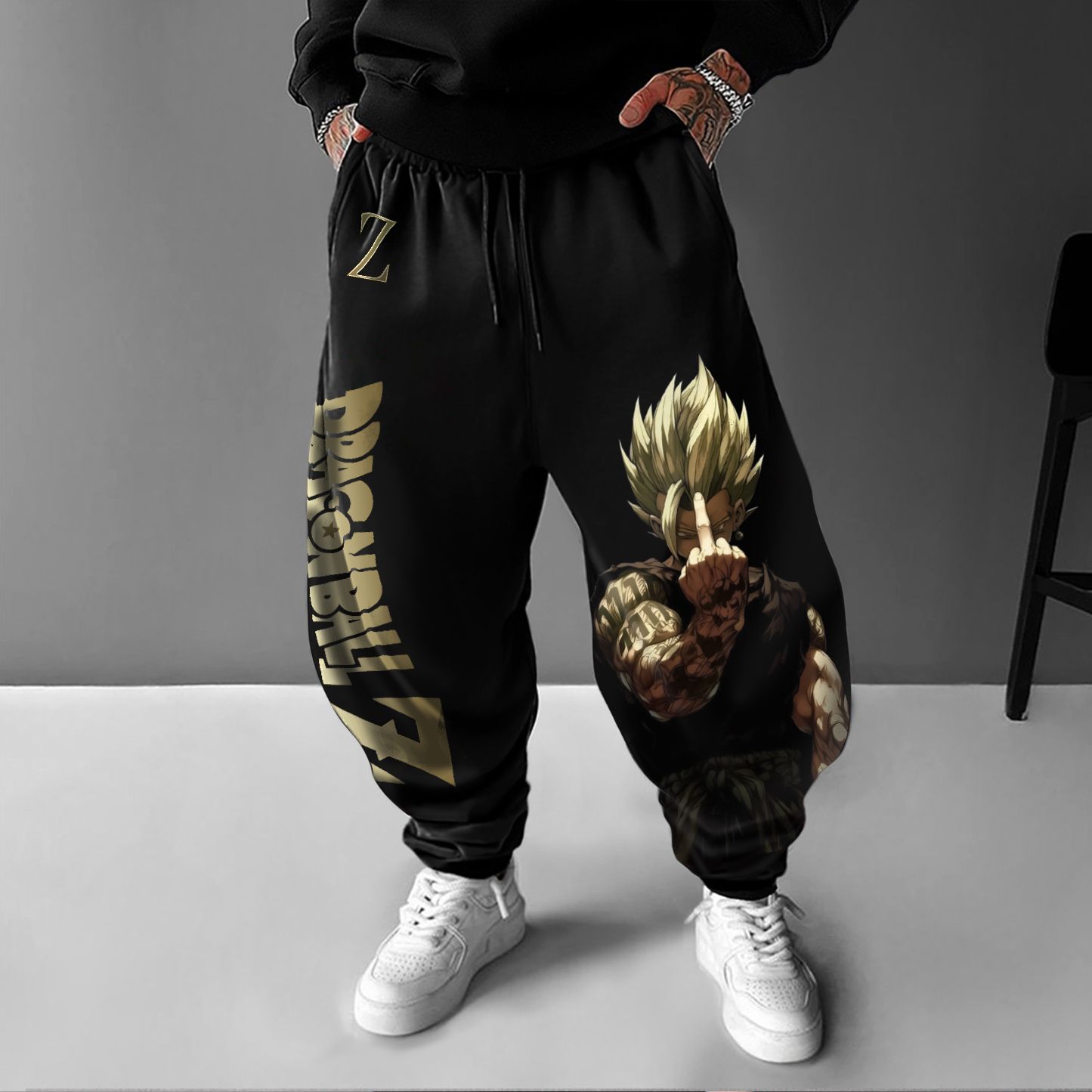 Unisex Casual Anime Streetwear Pants