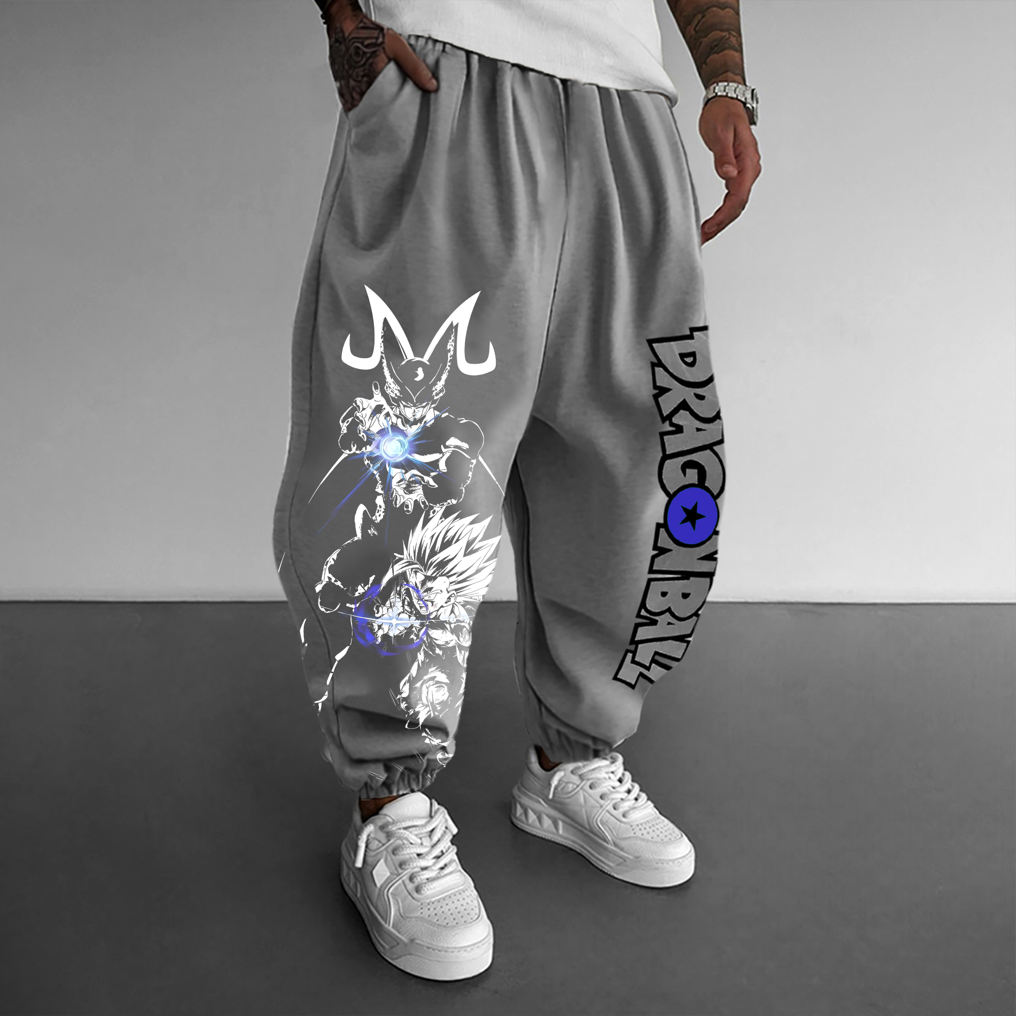 Unisex Anime Printed Gift Oversized Harem Pants-AnimeClothe