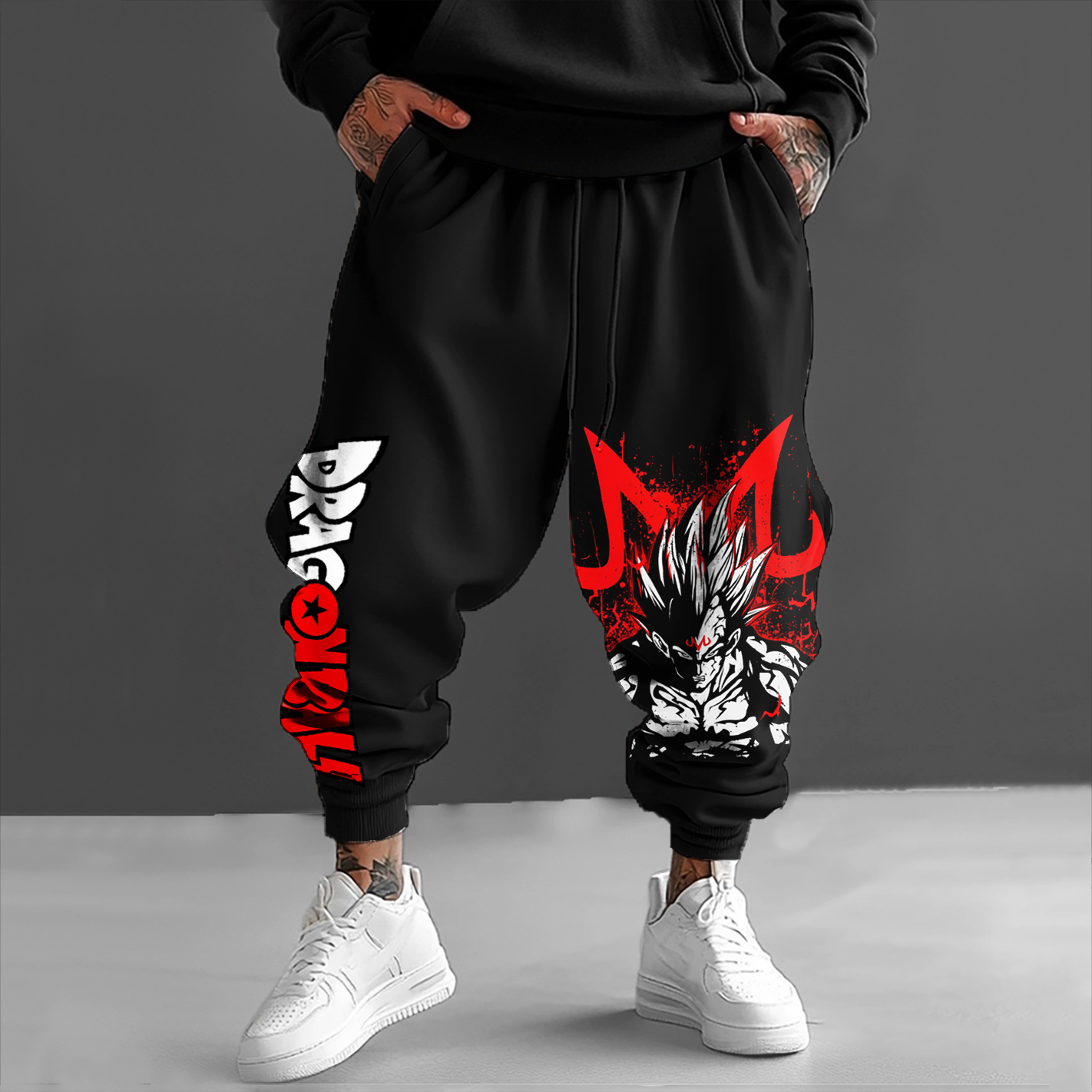 Unisex Anime Lover Casual Oversized Harem Pants-AnimeClothe