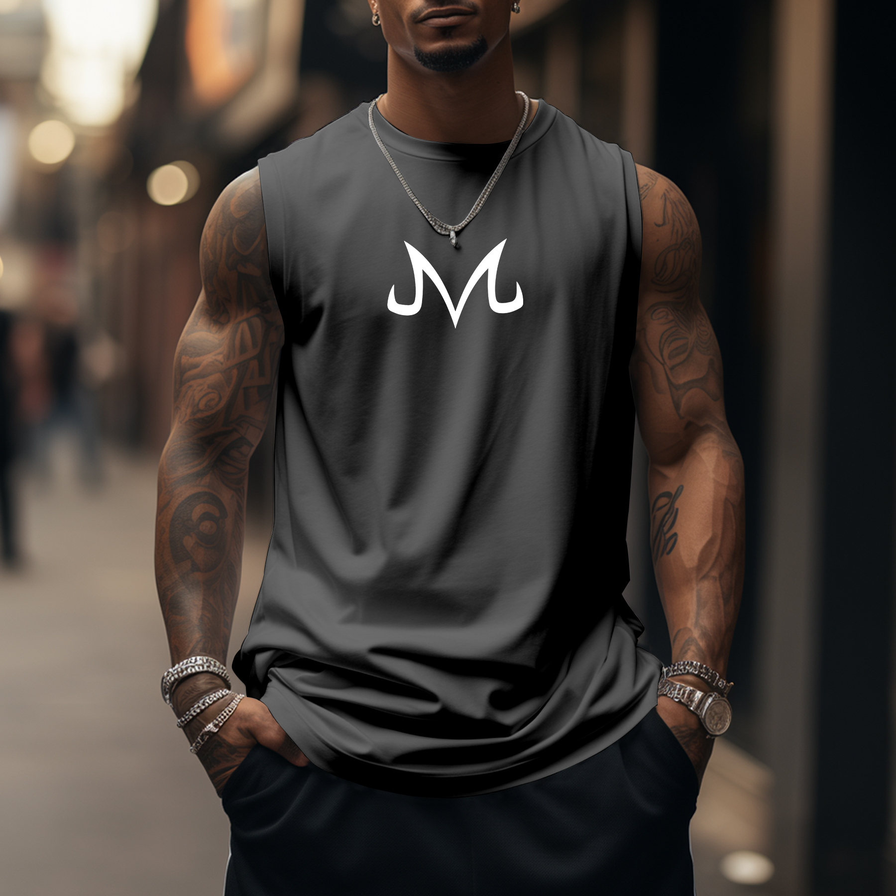 Casual Animation Design Print Tank Top-AnimeClothe