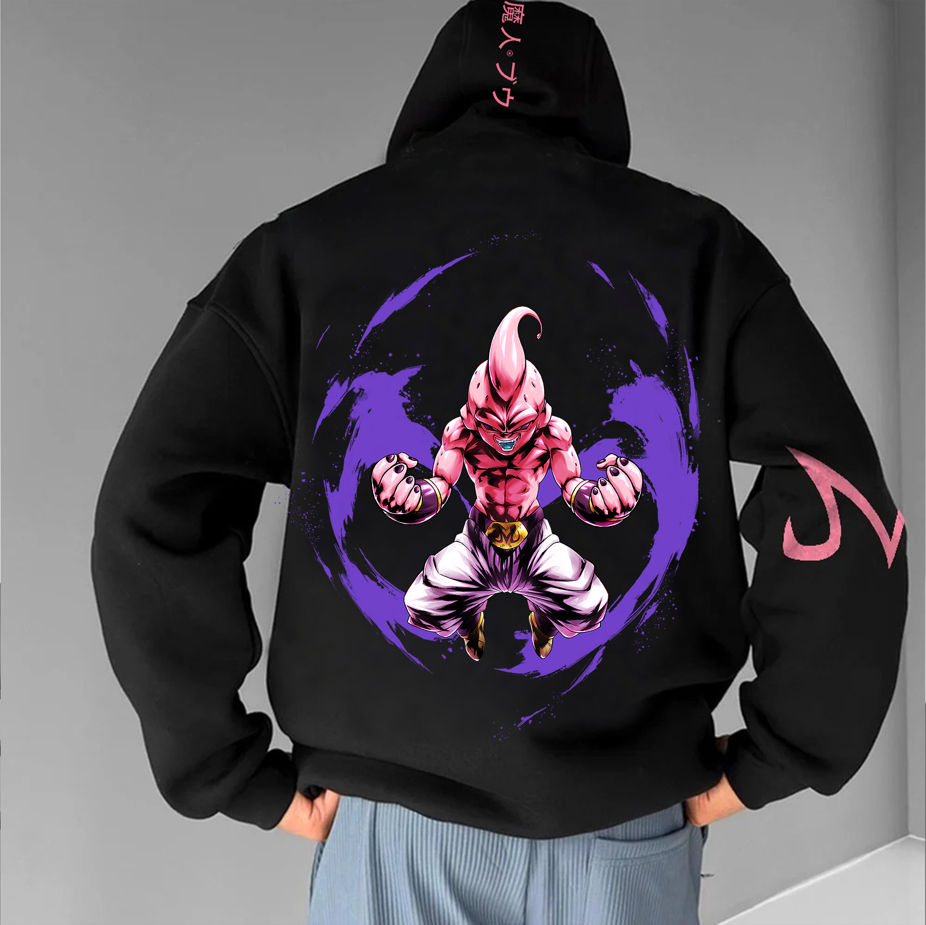 Unisex Anime Enthusiast Printed Oversized Hoodie