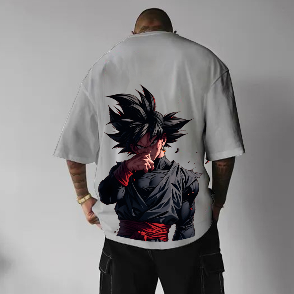 Unisex Oversized Anime Print T-Shirt