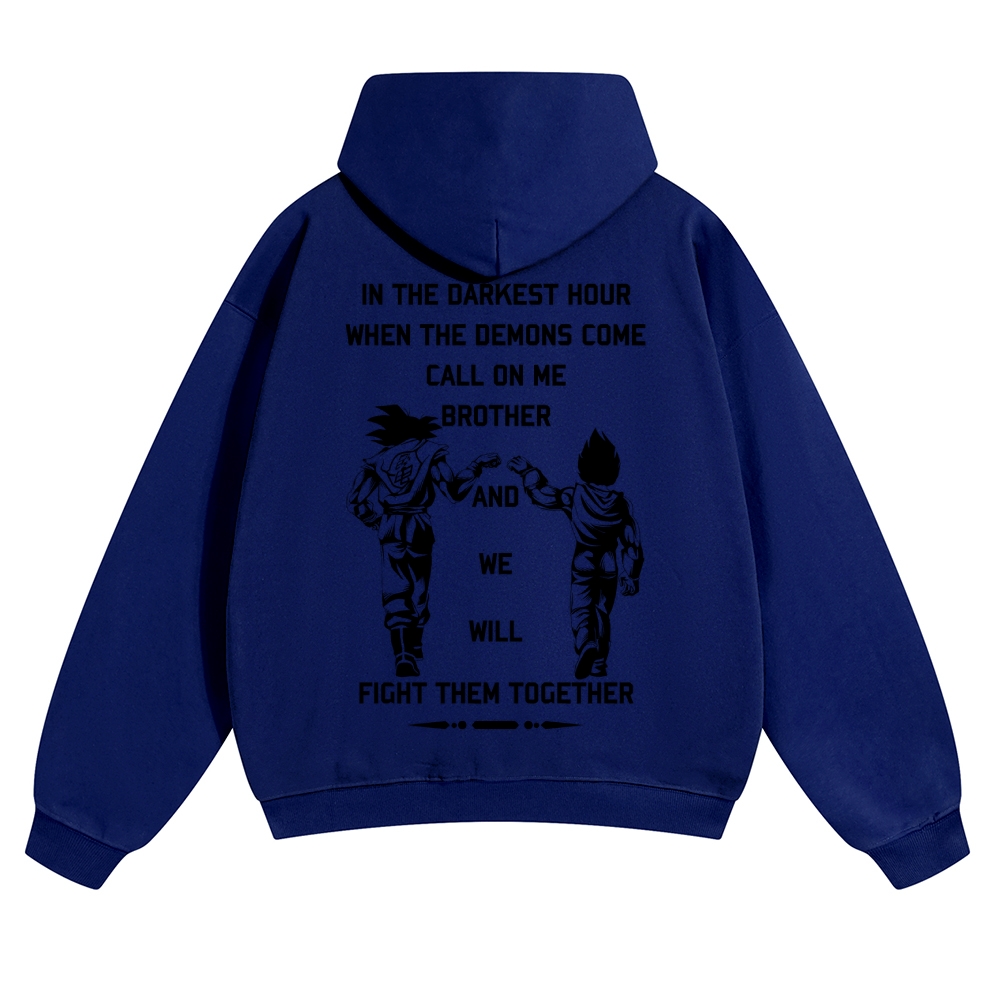 Unisex Anime Graphic Streetwear Vintage Hoodie