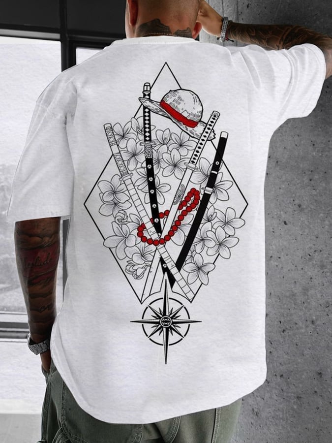 Unisex Anime Inspired Vintage T-Shirt