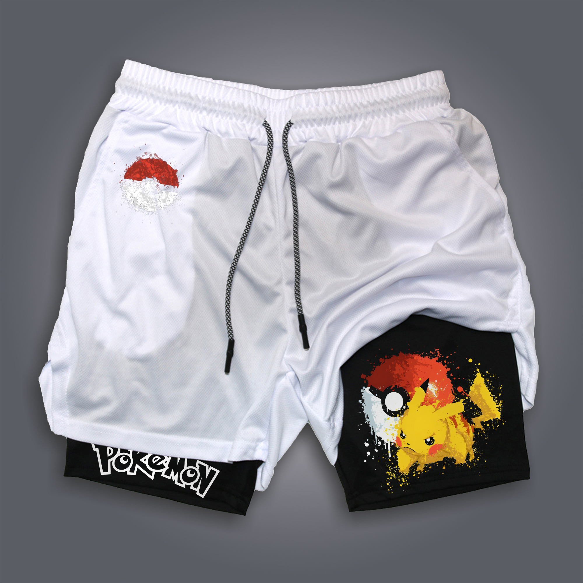 Unisex Casual Anime Streetwear Shorts-AnimeClothe