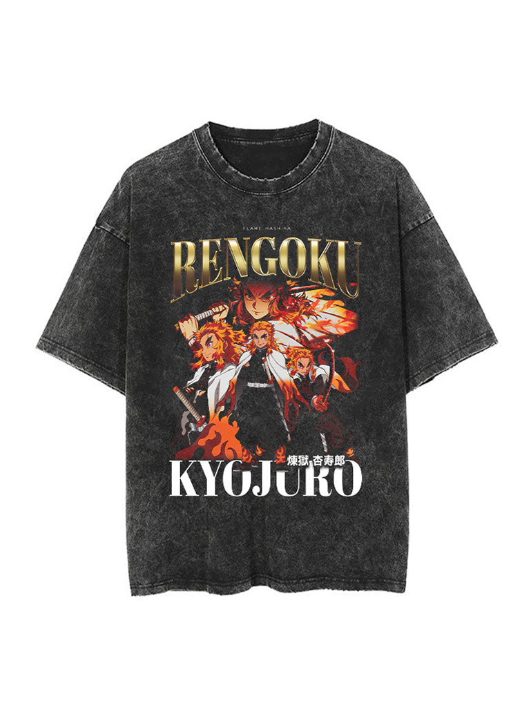 Rengoku Vintage Tee - Demon Slayer