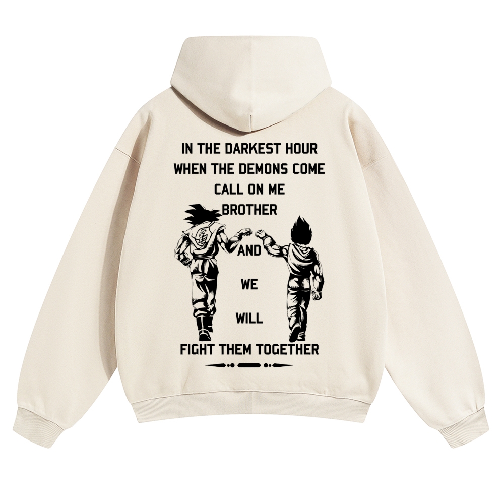 Unisex Anime Graphic Streetwear Vintage Hoodie
