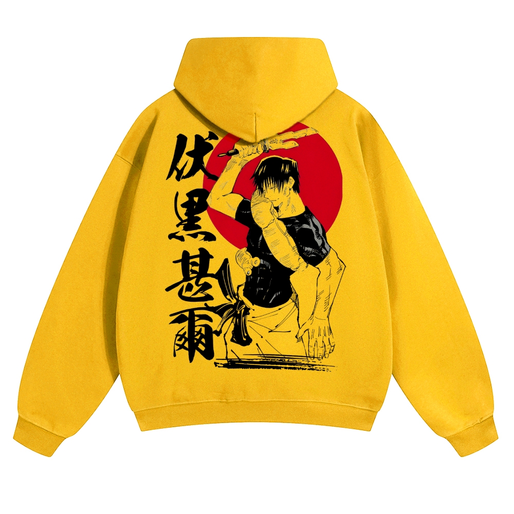 Unisex Casual Anime Print Hoodie-AnimeClothe