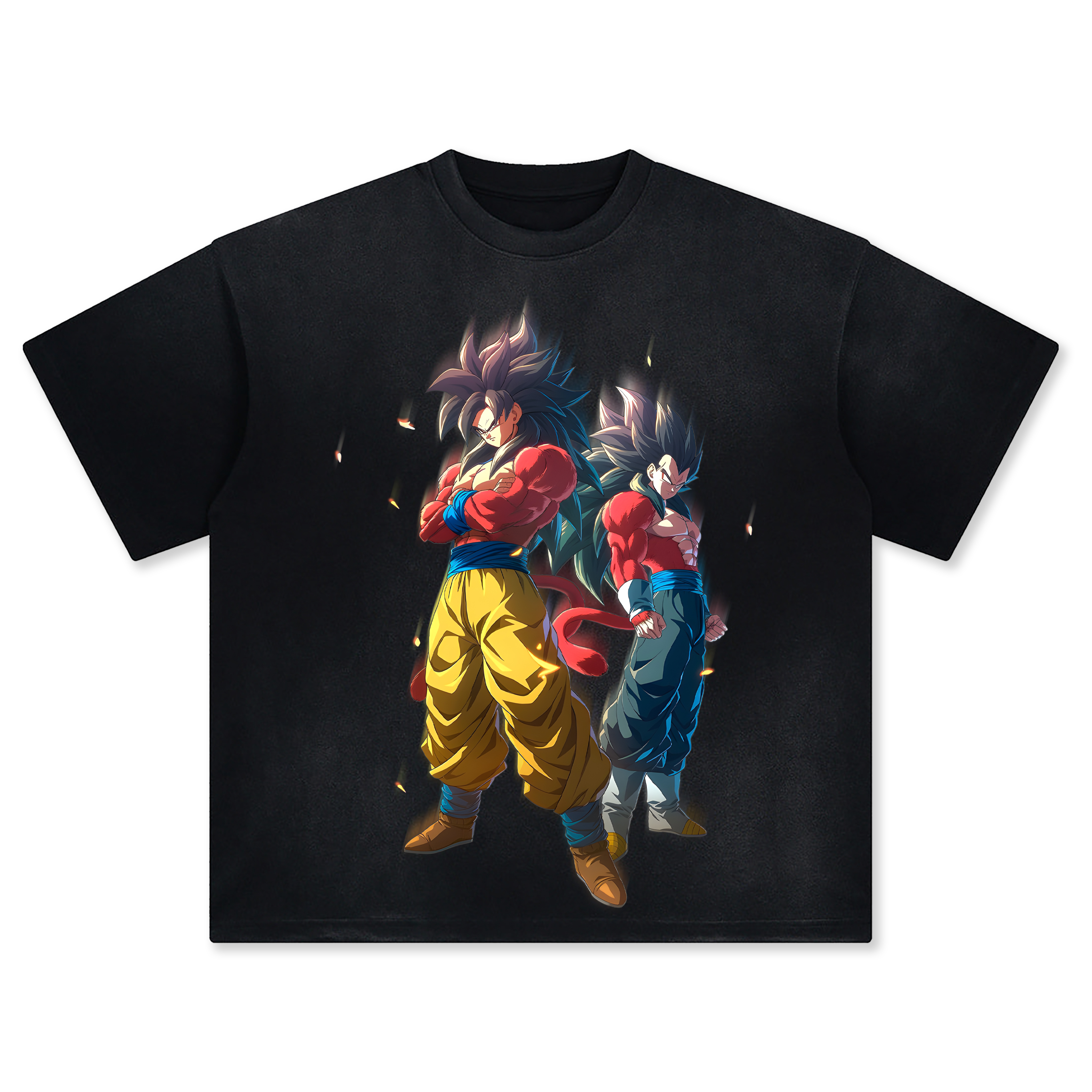 Unisex Anime Graphic Streetwear Vintage T-shirt-AnimeClothe