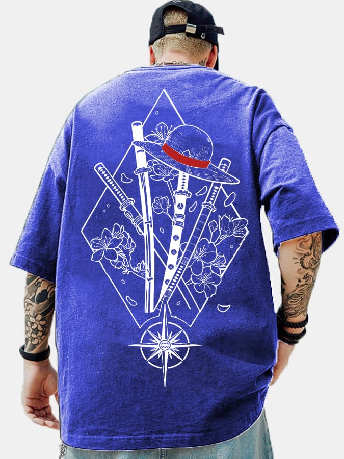 Unisex Anime Inspired Vintage T-Shirt