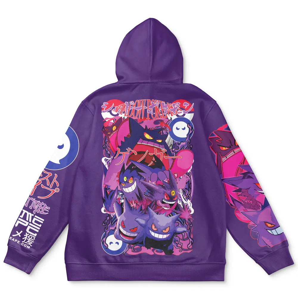 Gengar V5 Pokemon Streetwear Hoodie