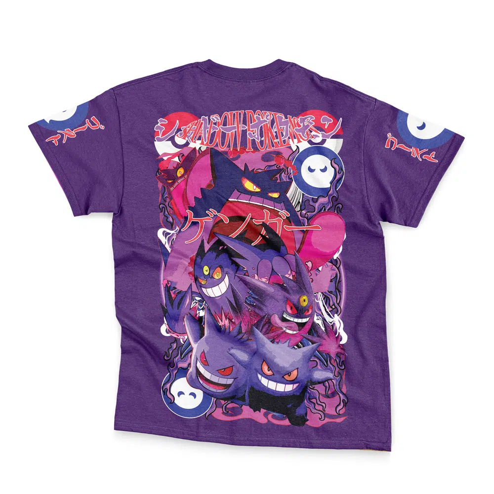 Gengar V5 Pokemon Streetwear T-Shirt-AnimeClothe