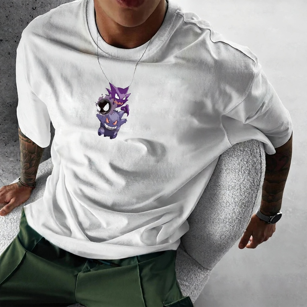 Pokémon Unisex Anime Gengar T-shirt