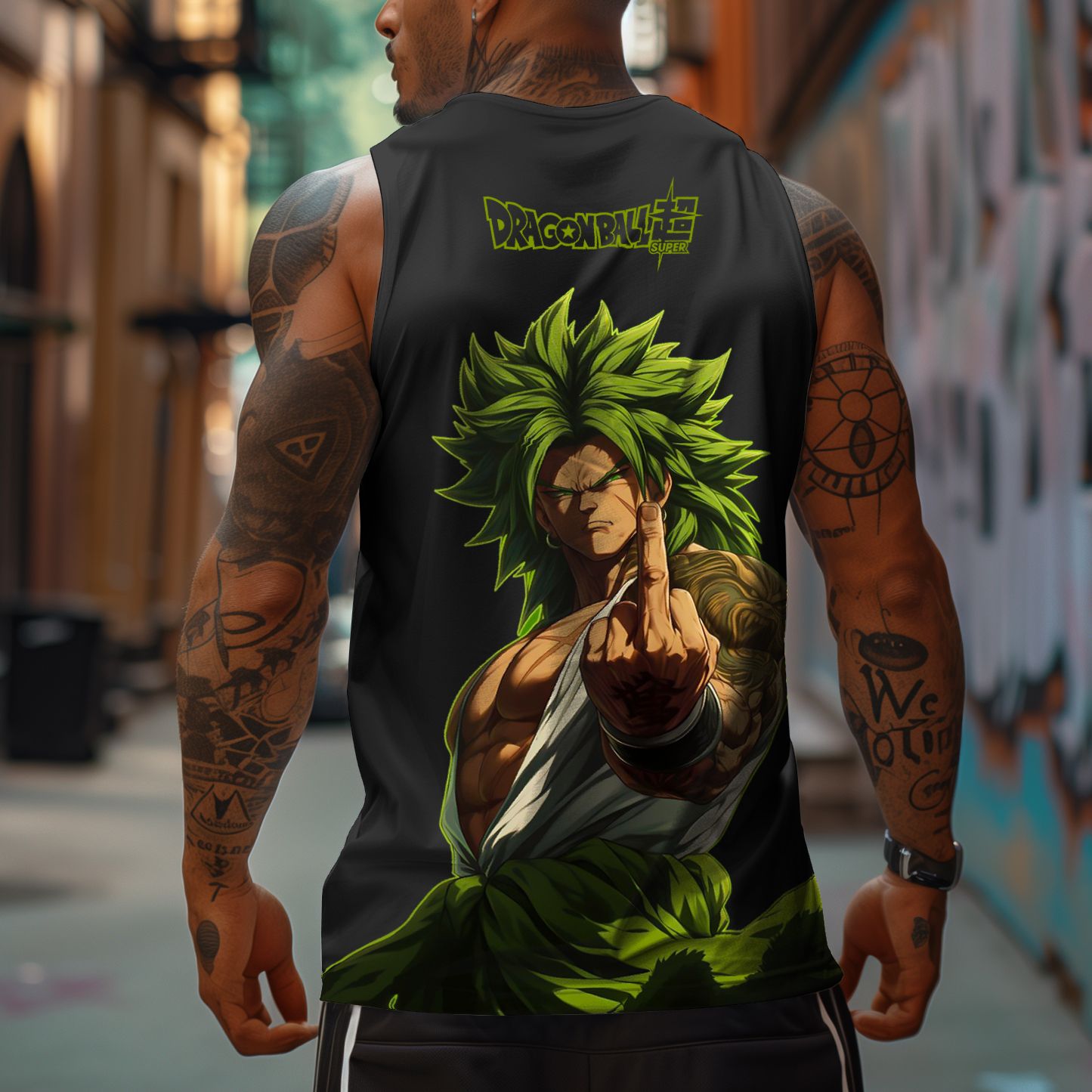 Unisex Anime Sleeveless Tank Top