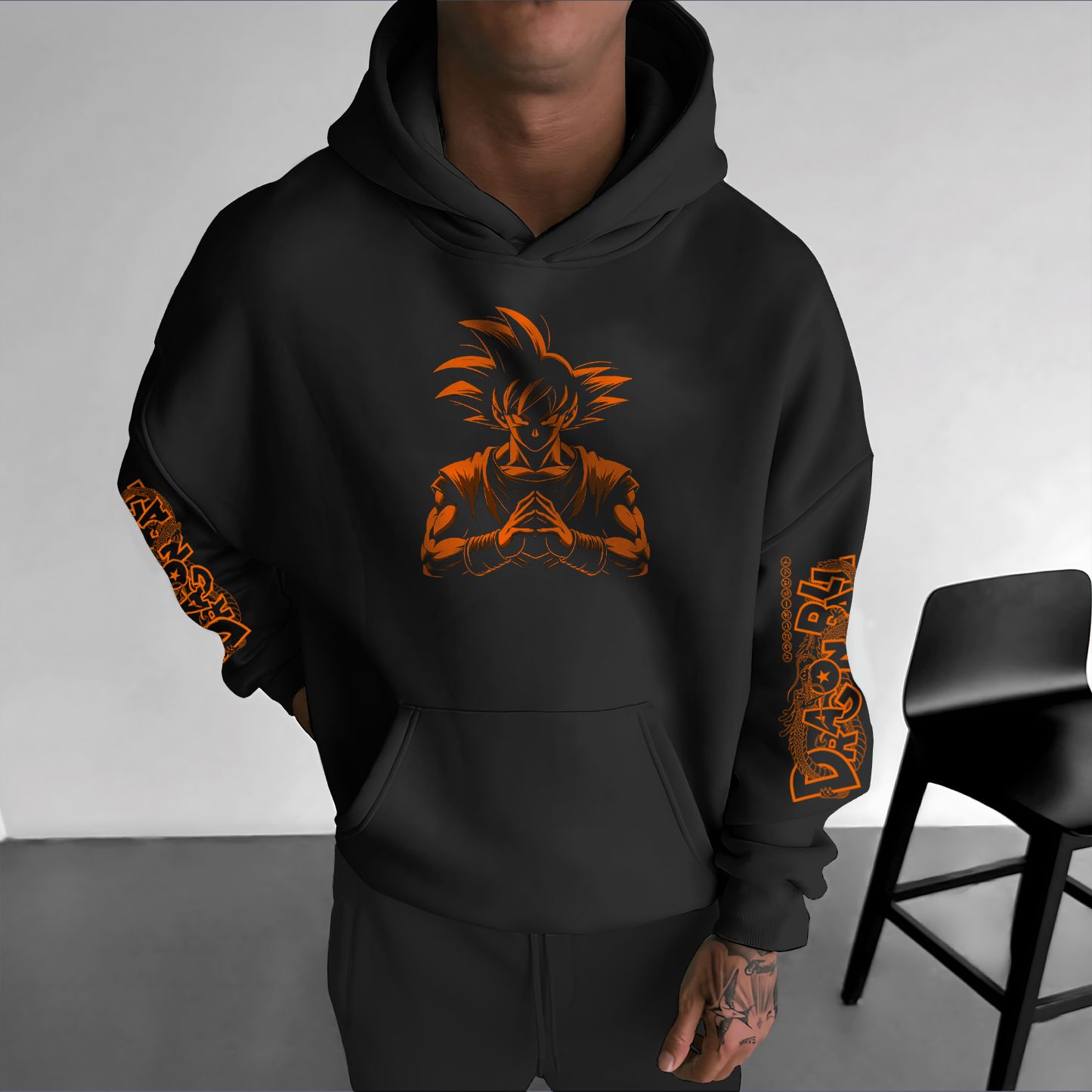Unisex Anime Graphic Streetwear Hoodie