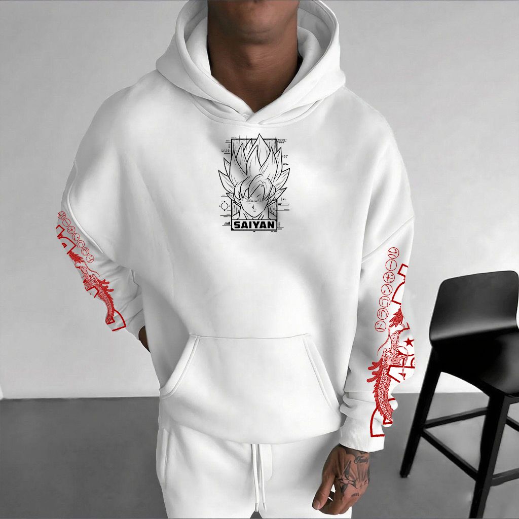 Unisex Anime Graphic Streetwear Hoodie
