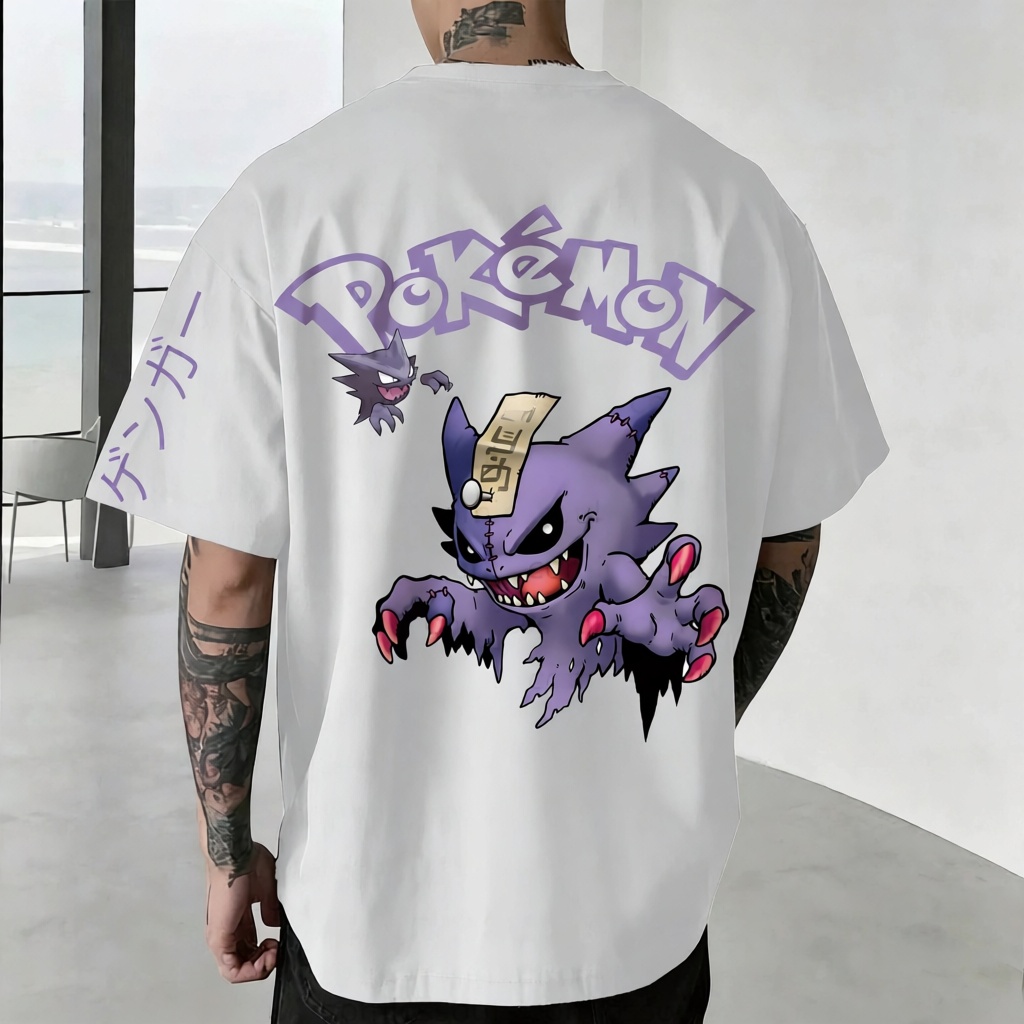 Pokémon Unisex Anime Gengar T-shirt