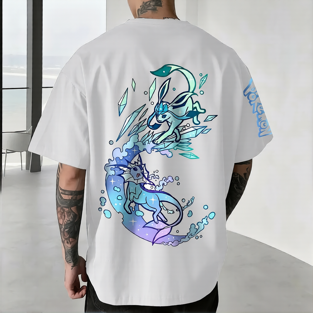 Pokémon Unisex Anime Eevee T-shirt