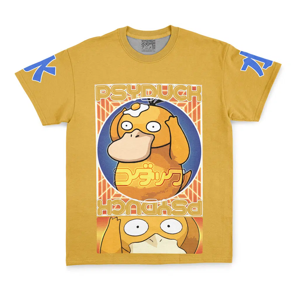 Psyduck Pokemon Streetwear T-Shirt-AnimeClothe