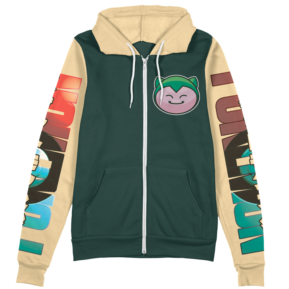 Snorlax Pokemon Streetwear Zip Hoodie Jacket