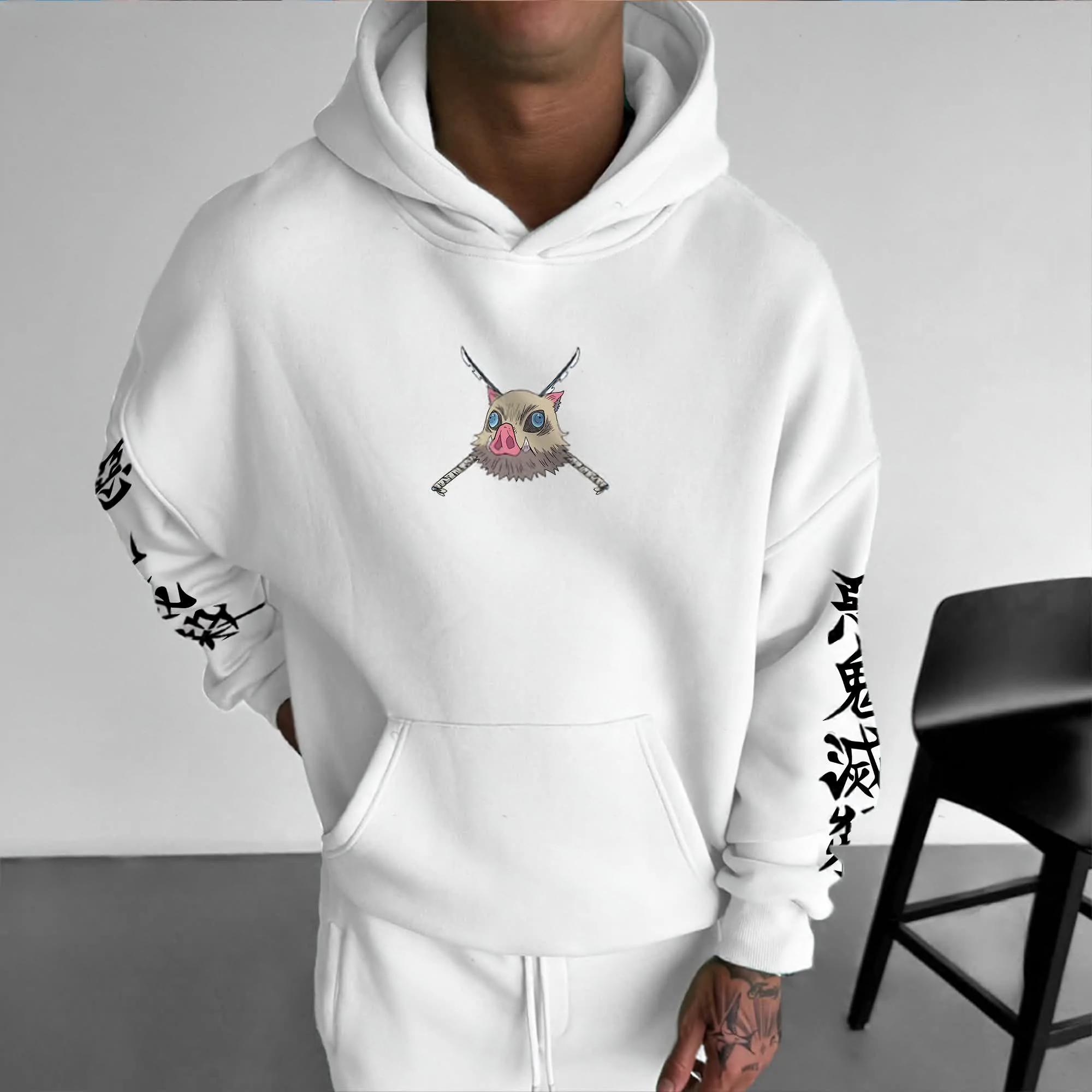 Unisex  Anime Graphic Streetwear Vintage Hoodie-AnimeClothe
