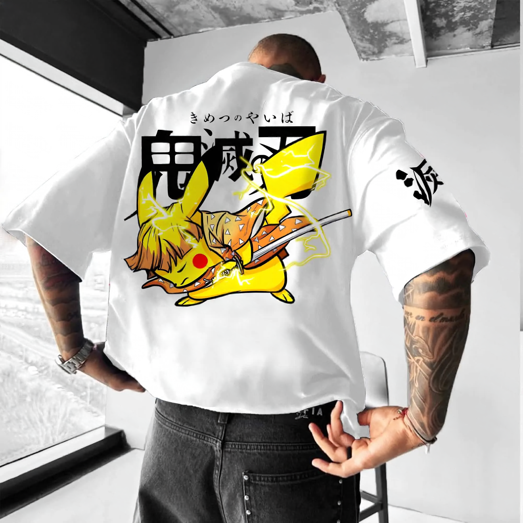 Unisex  Anime Inspired Vintage T-Shirt-AnimeClothe