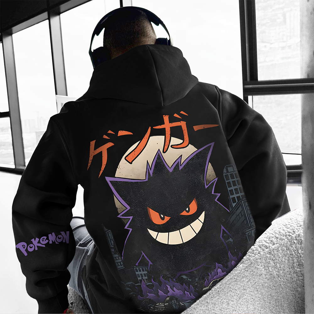 Unisex Anime Graphic Streetwear Vintage Hoodie-AnimeClothe