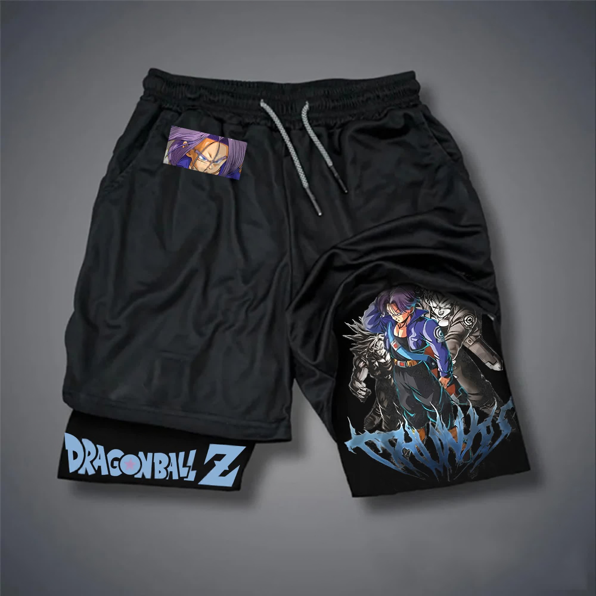 Unisex Casual Anime Streetwear Shorts-AnimeClothe