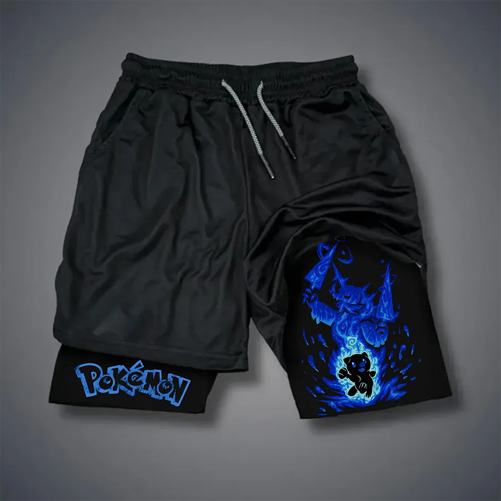 Unisex   Casual Anime Streetwear Shorts-AnimeClothe