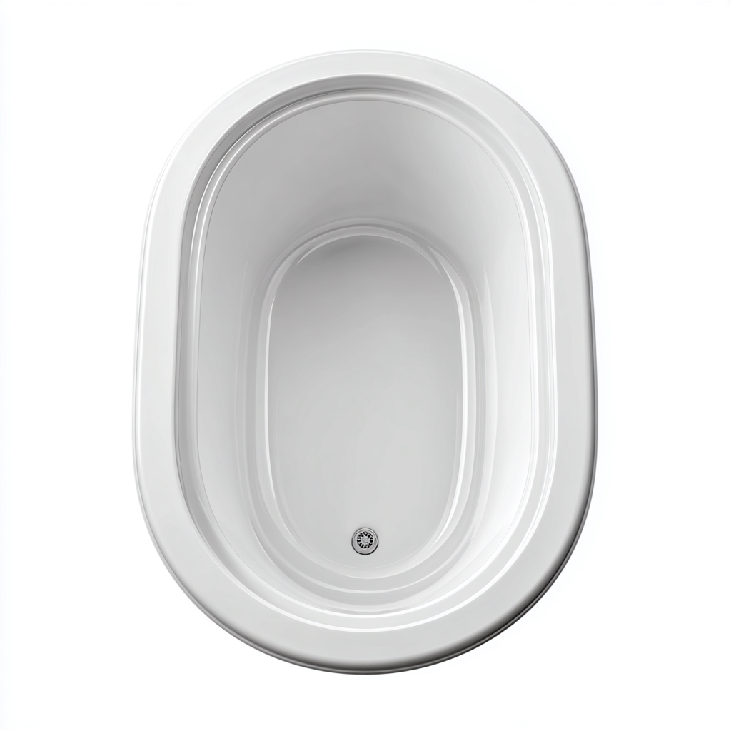 Vasca Da Bagno Freestanding Acrilico 160x75x58 Cm - Bianco - Design Moderno-Oakuploft