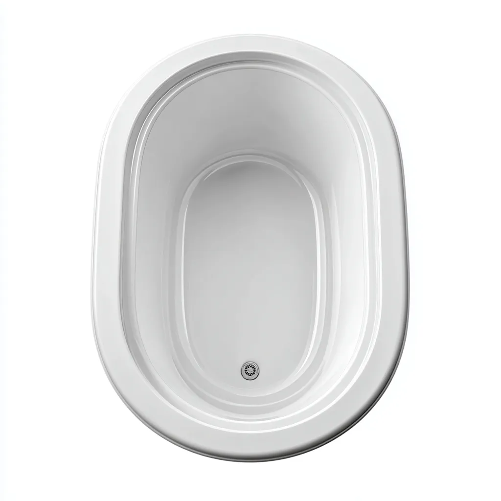 Vasca Da Bagno Freestanding Acrilico 160x75x58 Cm - Bianco - Design Moderno-Oakuploft