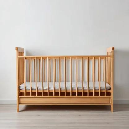 Lettino Per Bambini Legno Con Sponde Di Sicurezza 130x70x90 Cm - Legno Naturale - Design Moderno-Oakuploft