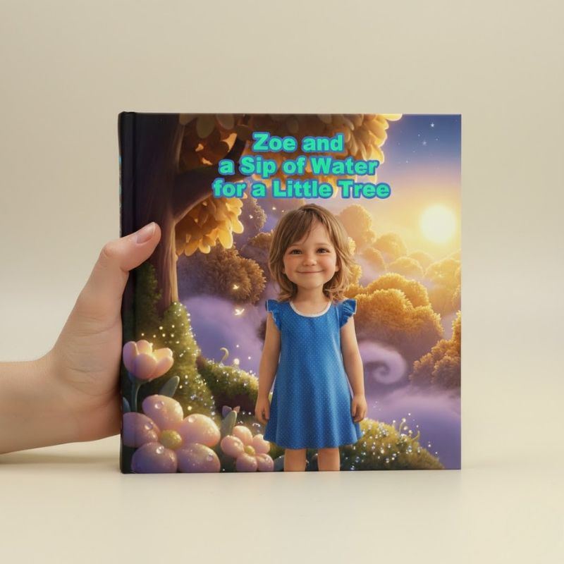 Zoe and a Sip of Water for a Little Tree