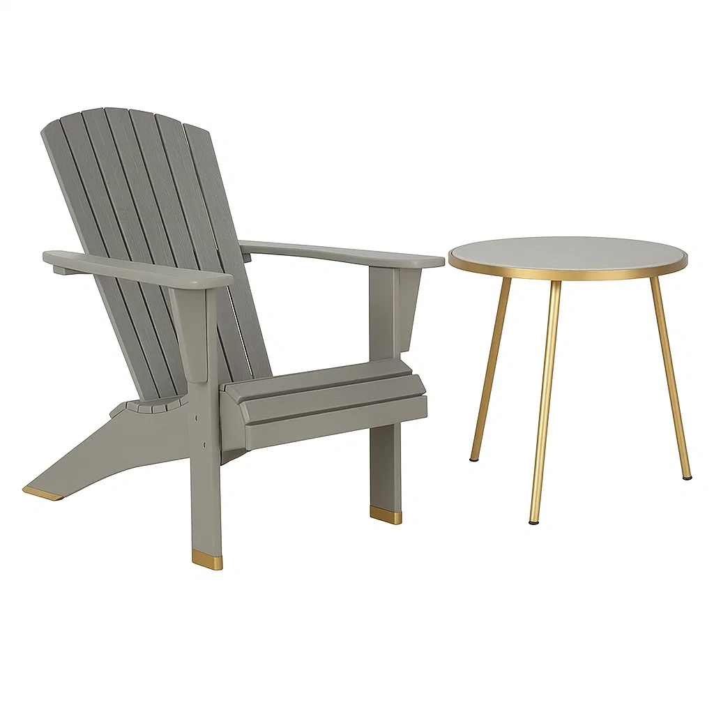 Mobilier de jardin,Ensemble de chaises Adirondack - DECOVIBEEU